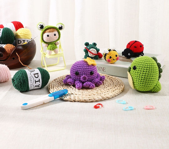 Häkelset Komplett DIY Mach es selbst Kinder Geschenk Roślinka