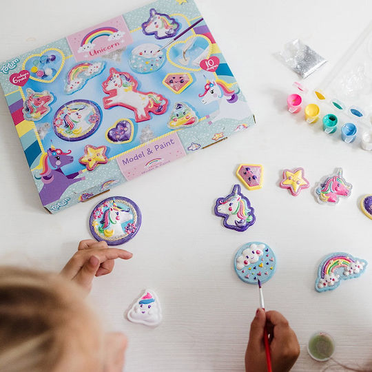 Creative Set Totum Mold Draw Unicorn 6 Pieces