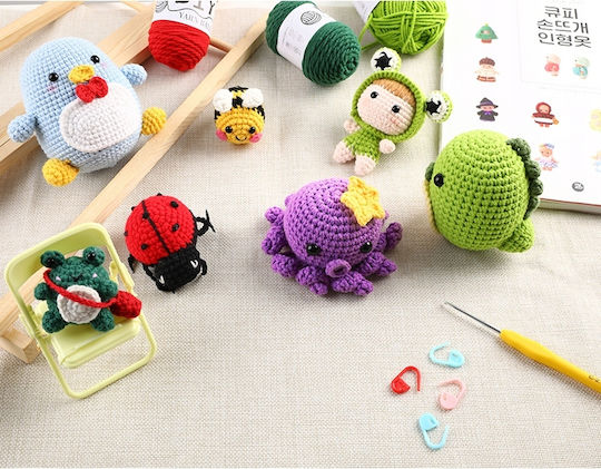 Häkelset Komplett DIY Mach es selbst Kinder Geschenk Roślinka