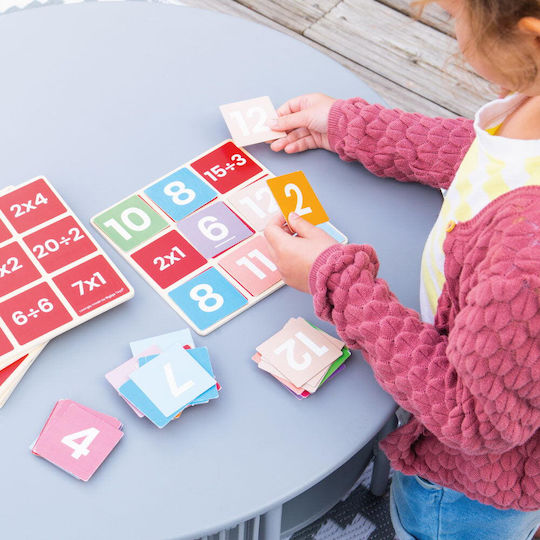 Big Jigs Multiplications And Divisions Εκπαιδευτικό Παιχνίδι Γνώσεων από Ξύλο για 3+ Ετών