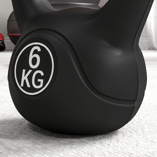 HomCom Kettlebell 6kg Μαύρο