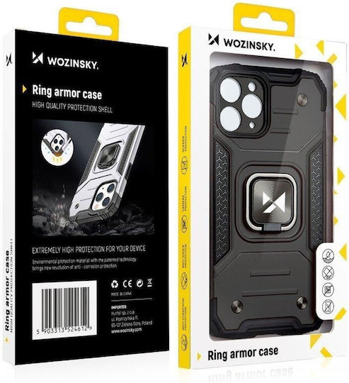 Wozinsky Kickstand Tough Cover Samsung Back Cover Πλαστικό Ροζ (Galaxy A22 5G)
