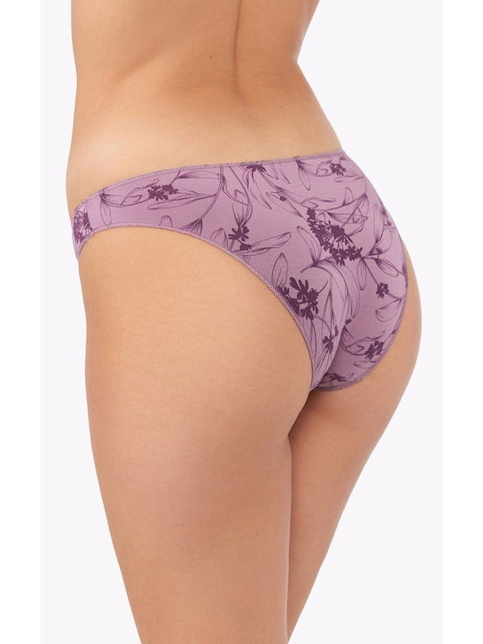 Minerva Fimelle Rio Κυλοτάκια Women's Slip 3Pack Purple