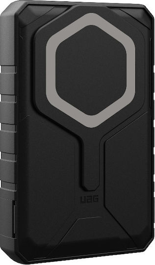 UAG Rugged MagSafe Power Bank 10000mAh 20W с USB-A порт и USB-C порт Titanium/Black