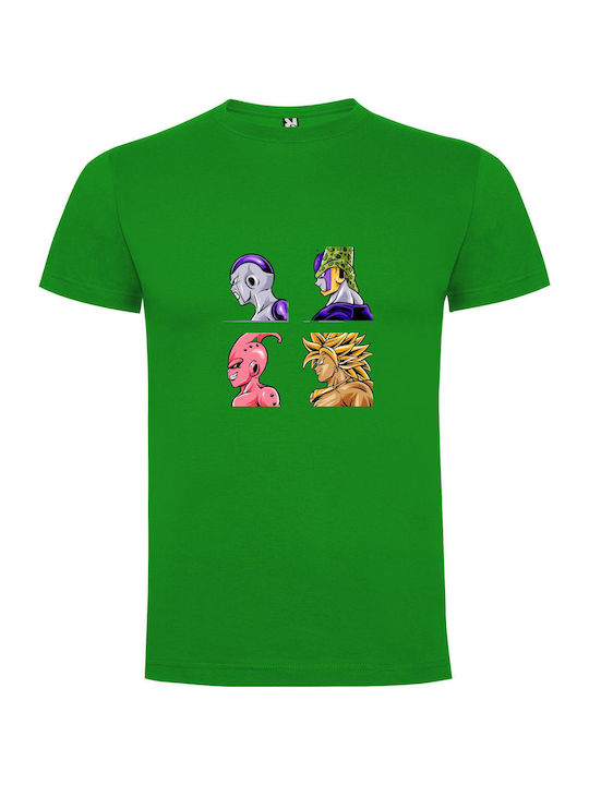 Reign T-shirt Dragon Ball Green Cotton