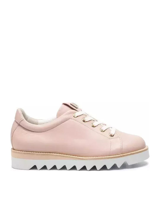 Hogl Women's Pink Salmon Leather Shoes