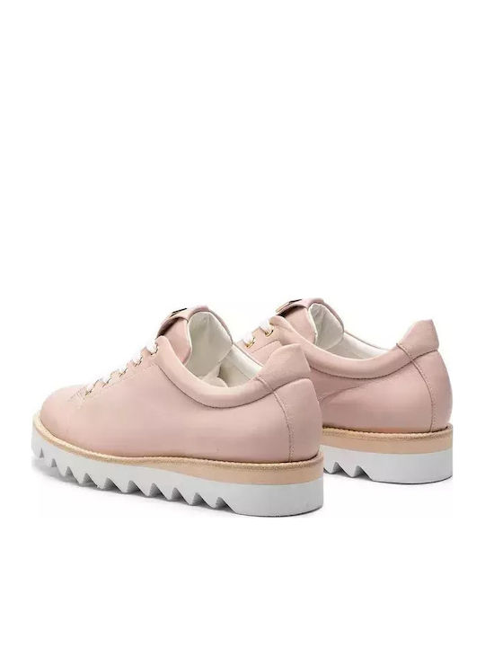Hogl Women's Pink Salmon Leather Shoes
