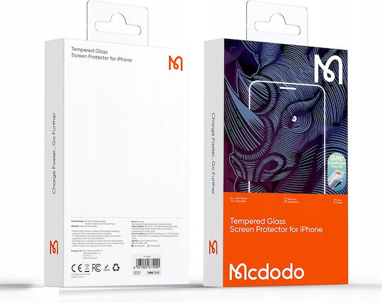 Mcdodo Gehärtetes Glas (iPhone 15 Plus / 16 Plus)