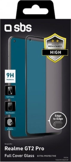 SBS Full Face Tempered Glass Μαύρο (Realme GT 2 Pro 5G)