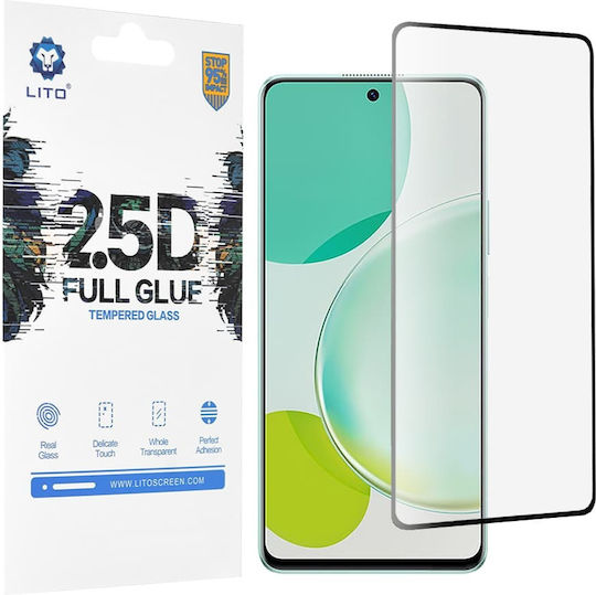 Lito 2.5D Full Glue Full Face Tempered Glass Black (Huawei Nova 11i)