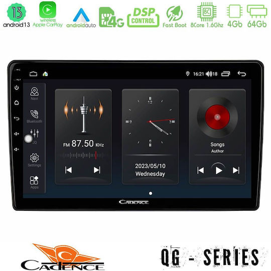 Cadence Ηχοσύστημα Αυτοκινήτου για Nissan Navara / Pathfinder 2006-2011 με A/C (Bluetooth/USB/WiFi/GPS/Apple-Carplay/Android-Auto) με Οθόνη Αφής 9"