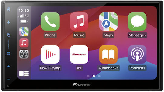 Pioneer Автомобилна Аудио Система (Блутут/USB/WiFi/GPS/Apple-Carplay/Android-Auto) с Тъчскрийн 8"