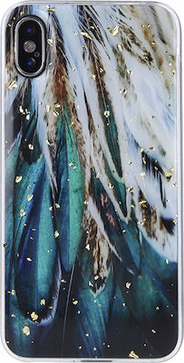 Colourful Feathers Back Cover Σιλικόνης (Redmi Note 12 4G)