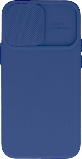 Powertech Camshield Soft Back Cover Πλαστικό Navy Μπλε (iPhone 14 Plus)