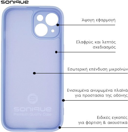 Sonique My Colors Back Cover Silicon Violet (Galaxy A21s)