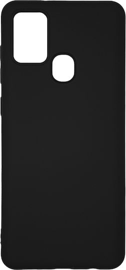 Sonique Liquid Back Cover Silicone Black (Galaxy A21s) 46-61455