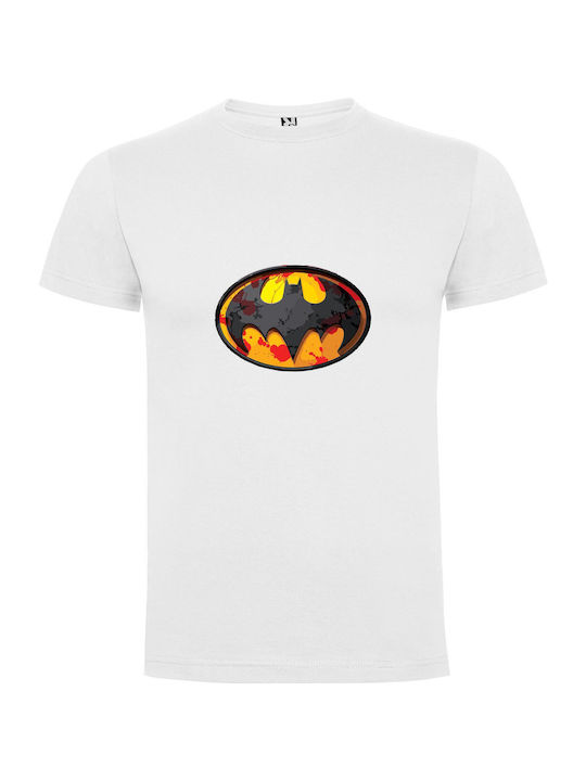 Dynamic Dc Batman Collection T-shirt Batman Λευκό Βαμβακερό