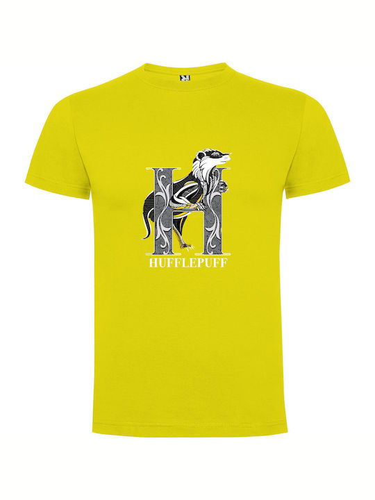 Hq Potter Charm Collection T-shirt Yellow Cotton