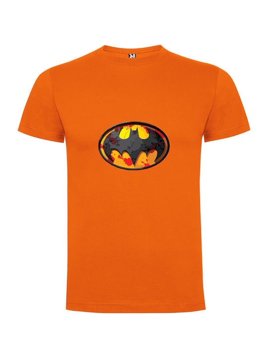 Dynamic Dc Batman Collection Tricou Batman Portocaliu Bumbac