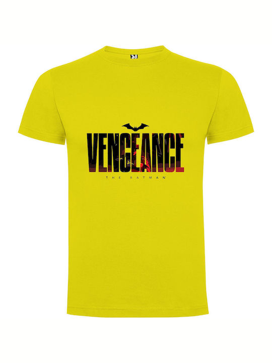 Dark Vengeance: Snyder's Batman Tricou Batman Galben Bumbac