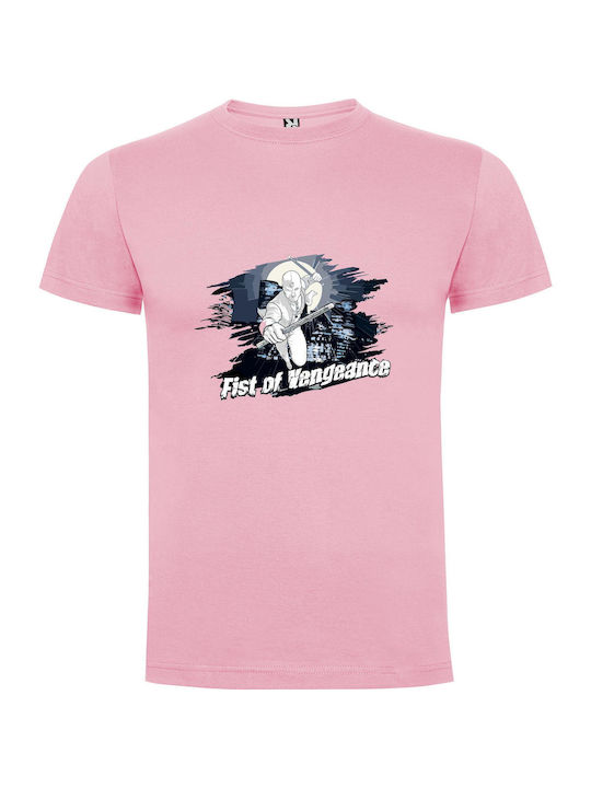 Vengeful Batman: Urban Fury T-shirt Batman Pink Cotton