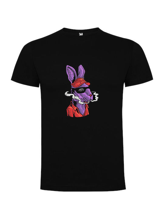 Glamorous Bunny Gangster T-shirt Black Cotton