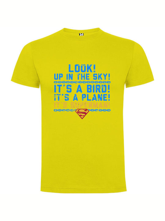 Superman Soaring High T-shirt Superman Gelb Baumwolle