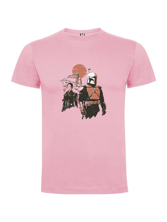 Fanciful T-shirt Star Wars Pink Cotton