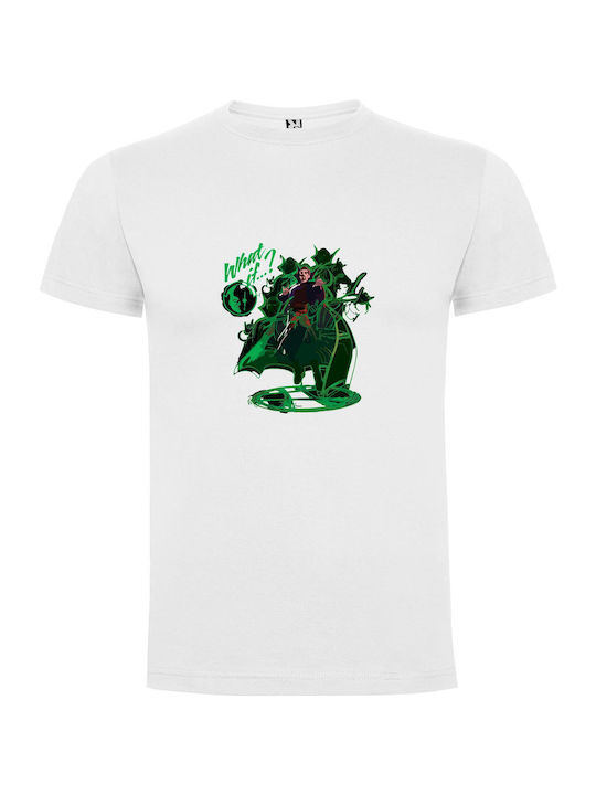 Green Mystic Master T-shirt White Cotton