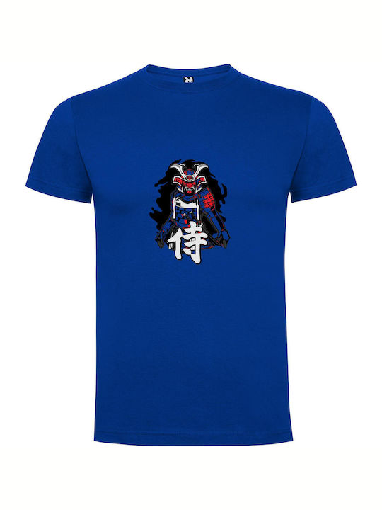 Scarlet Samurai Conquest T-shirt Blue Cotton