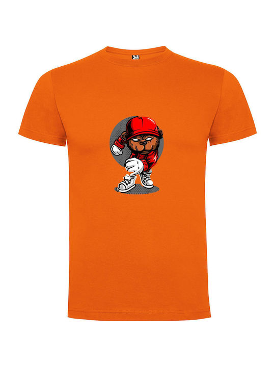 Fierce Ballgame Bruin T-shirt Orange Cotton