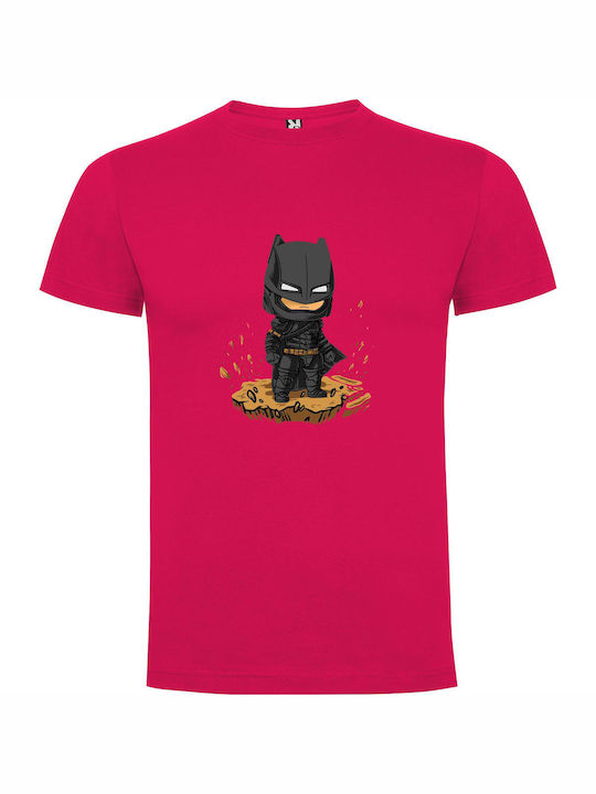 Gothic Batman Evolution Tricou Batman Fuchsia Bumbac