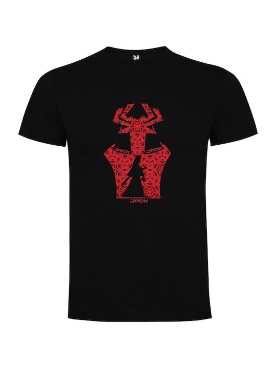 Arachnid Symmetry: Official Art T-shirt Black Cotton