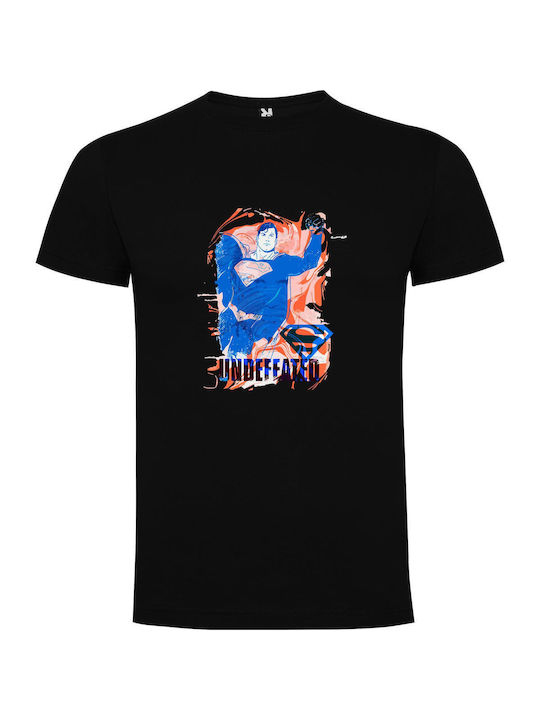 Unleashed Superman: Ultra Underrated T-shirt Superman Black Cotton