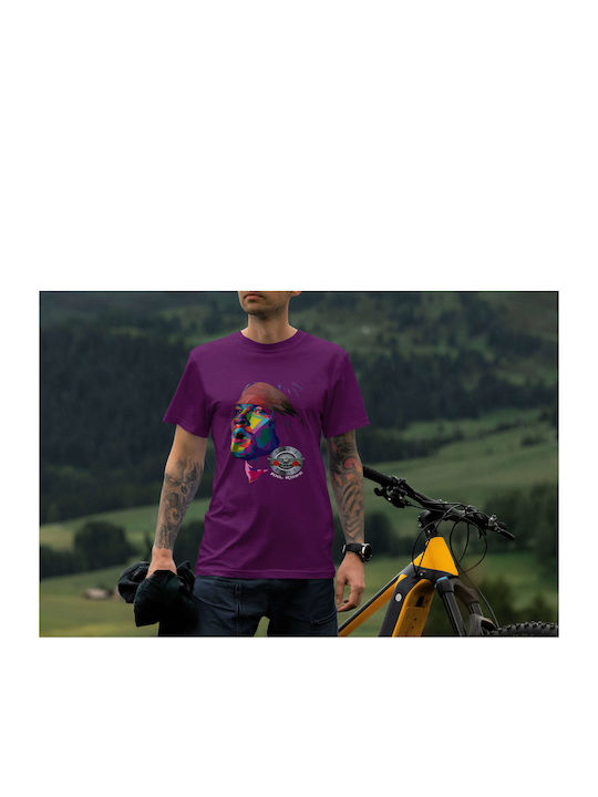 T-shirt Guns N' Roses Purple Cotton