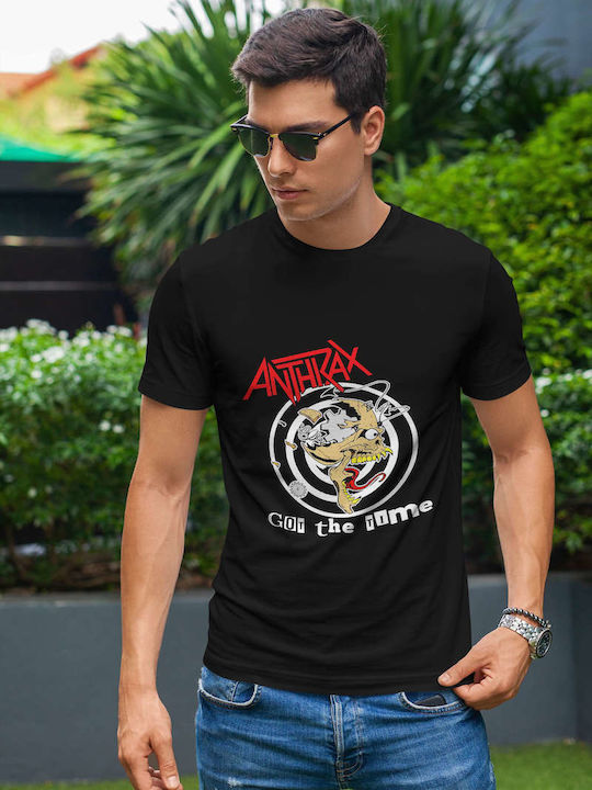Abstract Skull Design Tricou Negru Bumbac