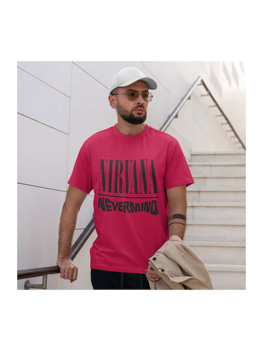 Small Tricou Nirvana Fuchsia Bumbac