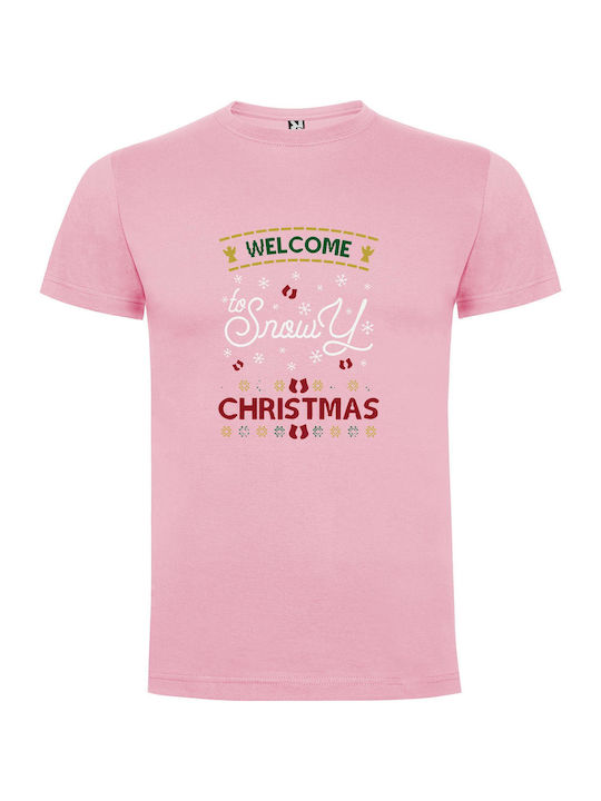 Frosty T-shirt Pink Cotton