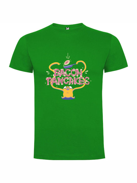 Sizzling Pancake Fantasia T-shirt Green Cotton