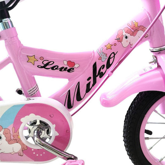 Miko 12" Παιδικό Ποδήλατo BMX Ροζ