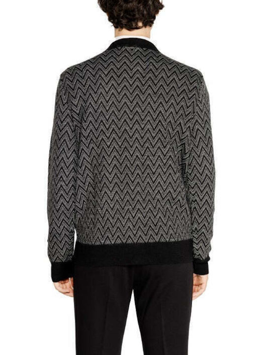 Antony Morato Men's Cardigan with Buttons Black