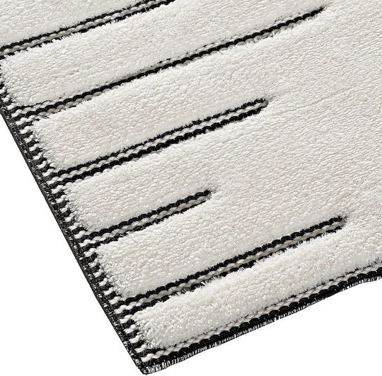 Beauty Home Cozy Art 9637 Modern Cotton Bedroom Rugs Set Ecru 2024963700065 3pcs