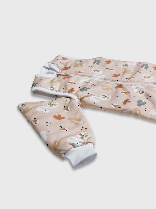 Tender Winter Sleeping Bag with Feet Classic 2.5 Tog Squirrel Nude with Detachable Sleeves