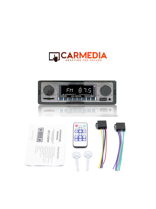 Carmedia Car Audio System 1DIN (Bluetooth/USB)