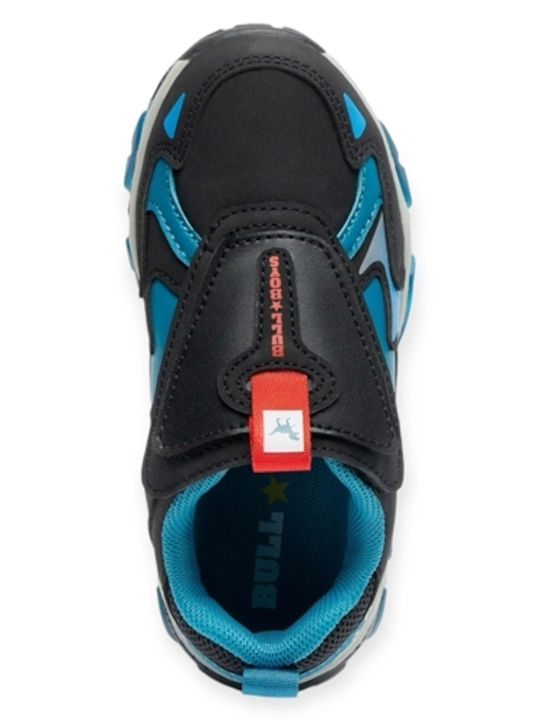 Bull Boys Kids Sneakers Anatomic with Scratch & Lights Blue