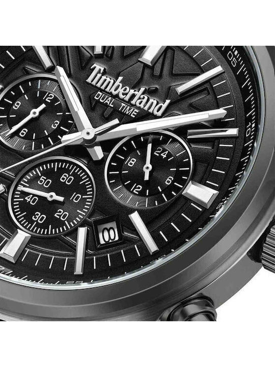 Timberland Northbridge Men's Watch 45mm Chronograph Battery with Brown Leather Strap
