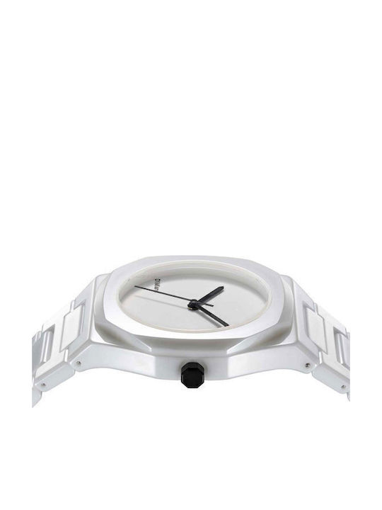 D1 Milano Men's Watch Battery with White Metal Bracelet