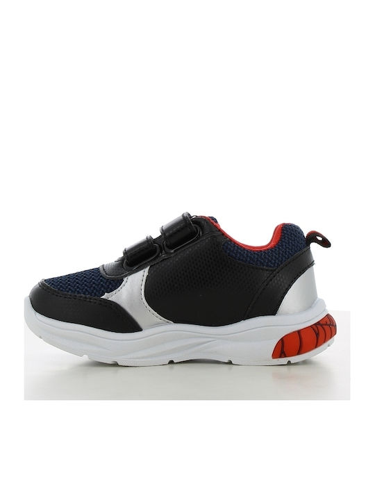 Kids Sneakers with Scratch & Lights Black