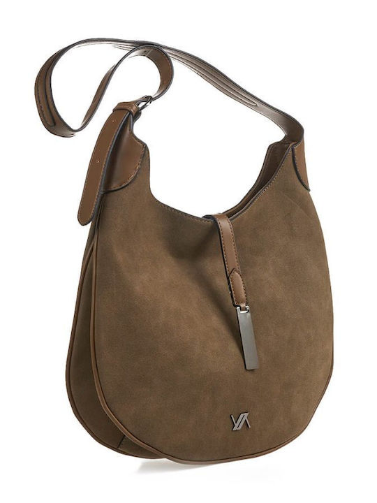 Verde Damen Tasche Schulter Khaki