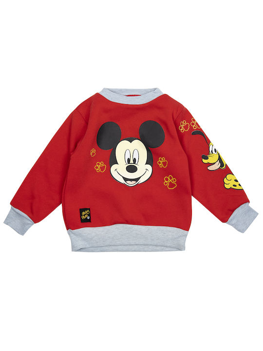 Disney Kids Sweatpants Set Red 2pcs